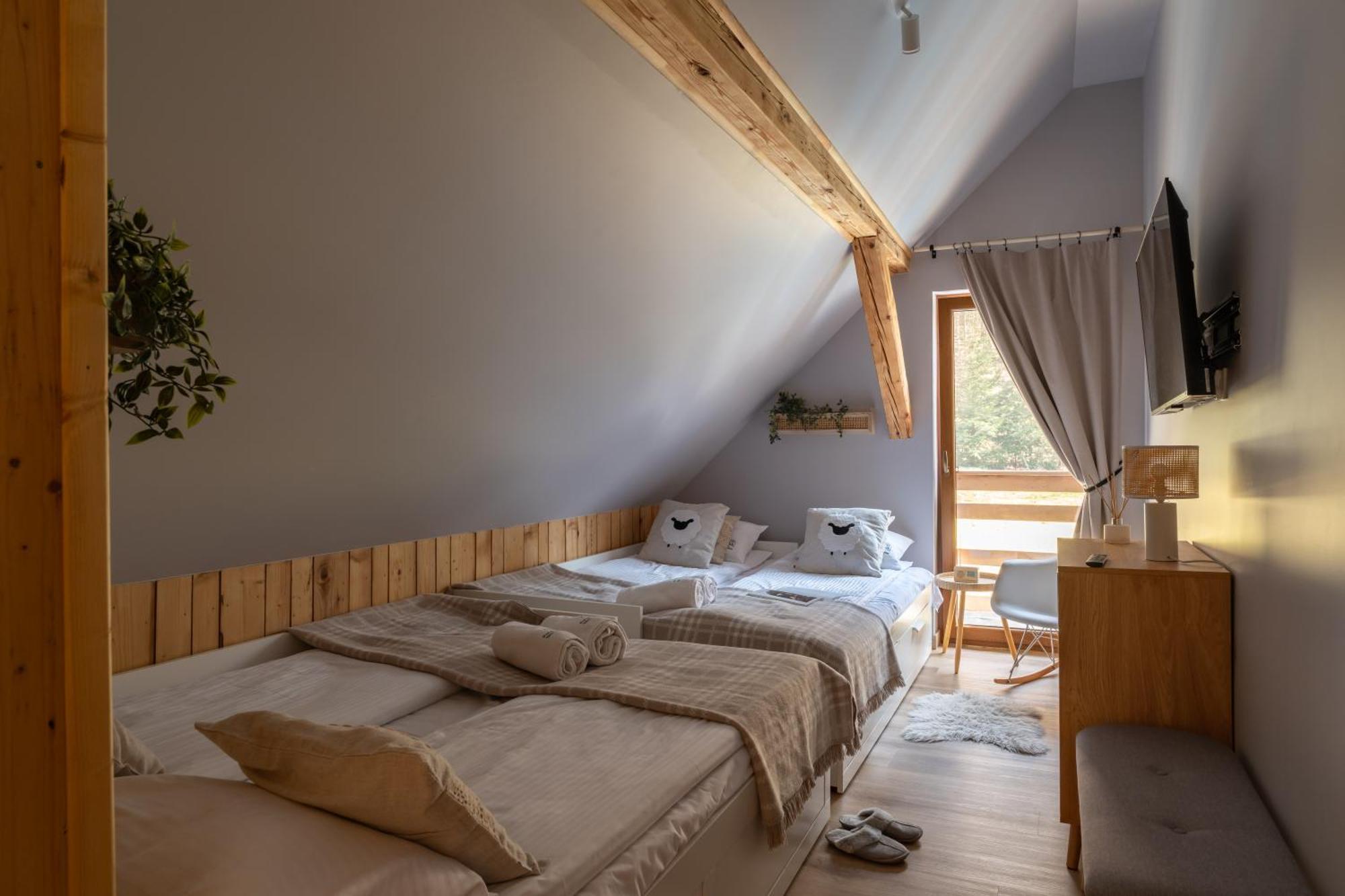 Polana Slowikowa 5 Star- Domek W Gorach Z Jacuzzi, Sauna,Basen,Ogrod Z Lasem, Kominek I Narty Stroza  Luaran gambar